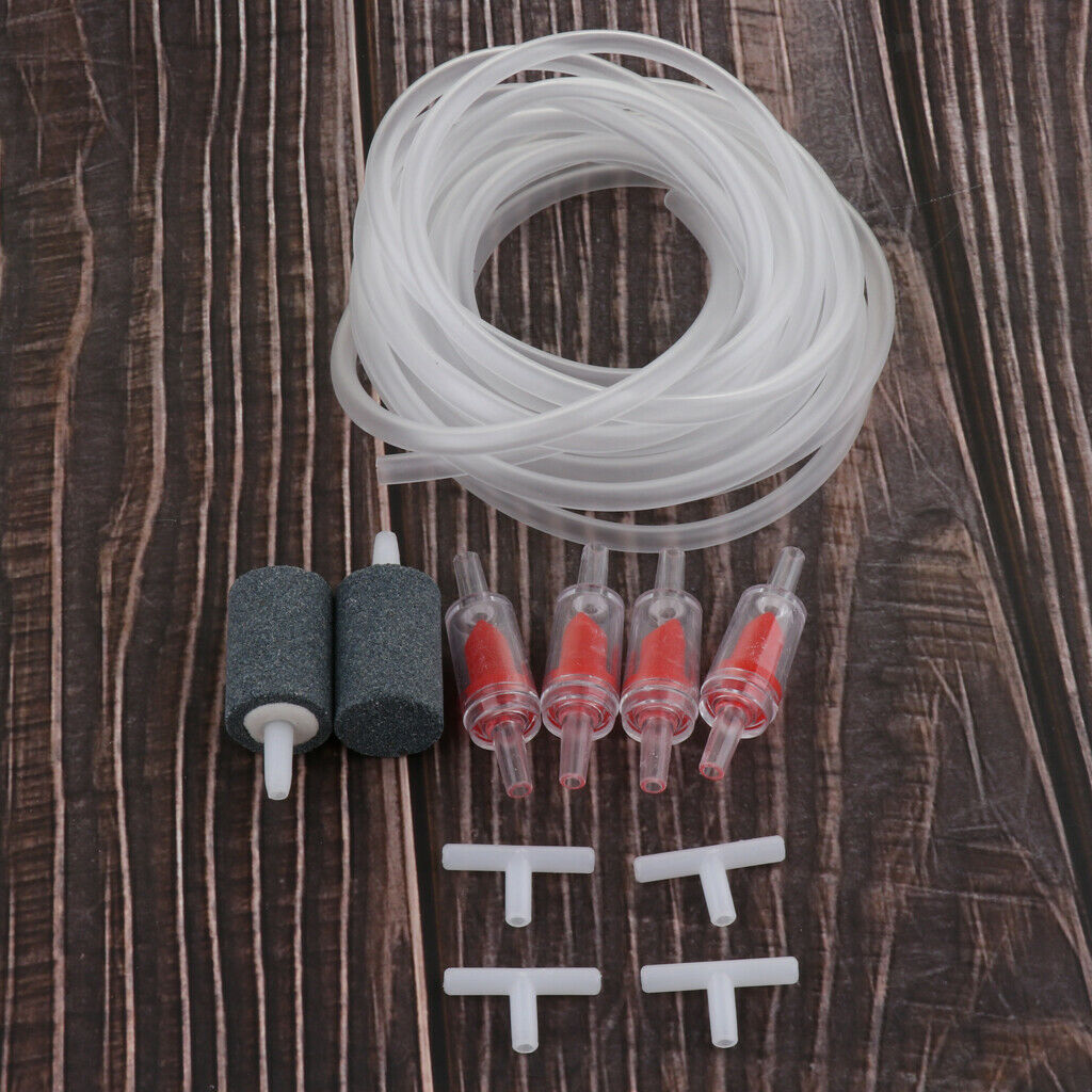 Fish Tank Air Pump Spare Parts Oxygen Air Tube Check Valves Pump Accessories