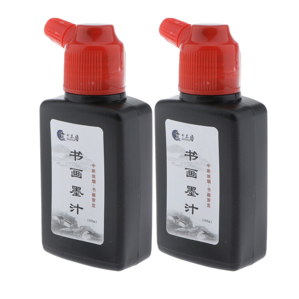 Sumi Calligraphy Liquid Ink Bottle for for Fountain Pen Calligraphy Brush