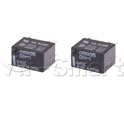 1Pcs 5V Relay G5V-1-5VDC Signal Relay 6 PINs for Omron Relay AS