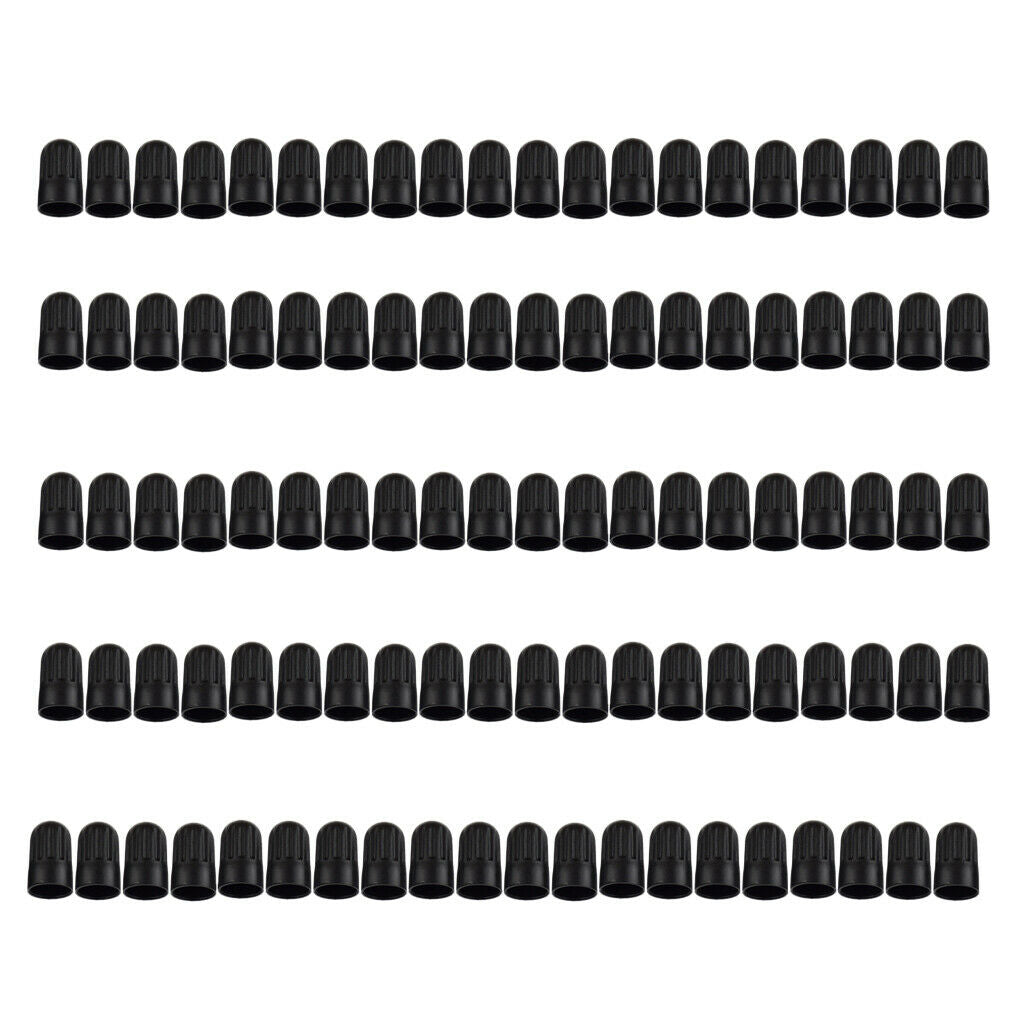 100 Pieces Tire Rim Wheel Valve Stem Long Cover Caps For TR20008 TPMS Valve