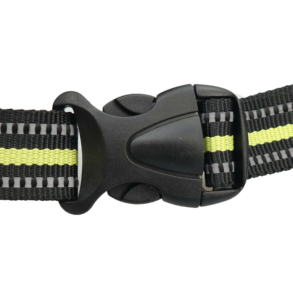 LED Dog Puppy Luminous Harness Soft Reflective Breathable Vest  Green XXL