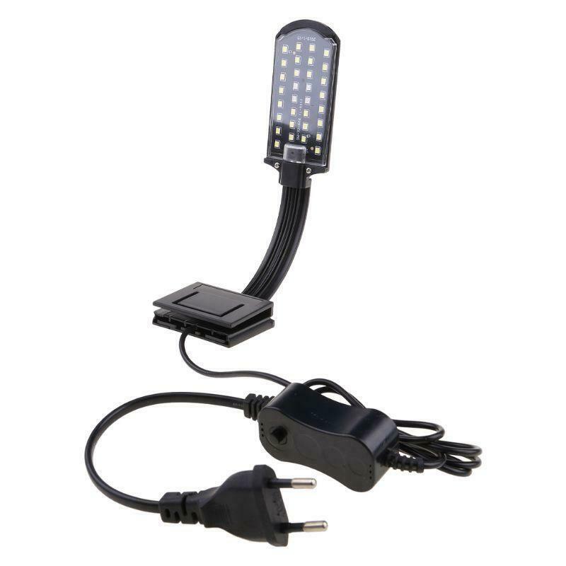 Simple LED Aquarium Lights Water Grass Plants Grow Light Fish Tank Clip-on Lamp