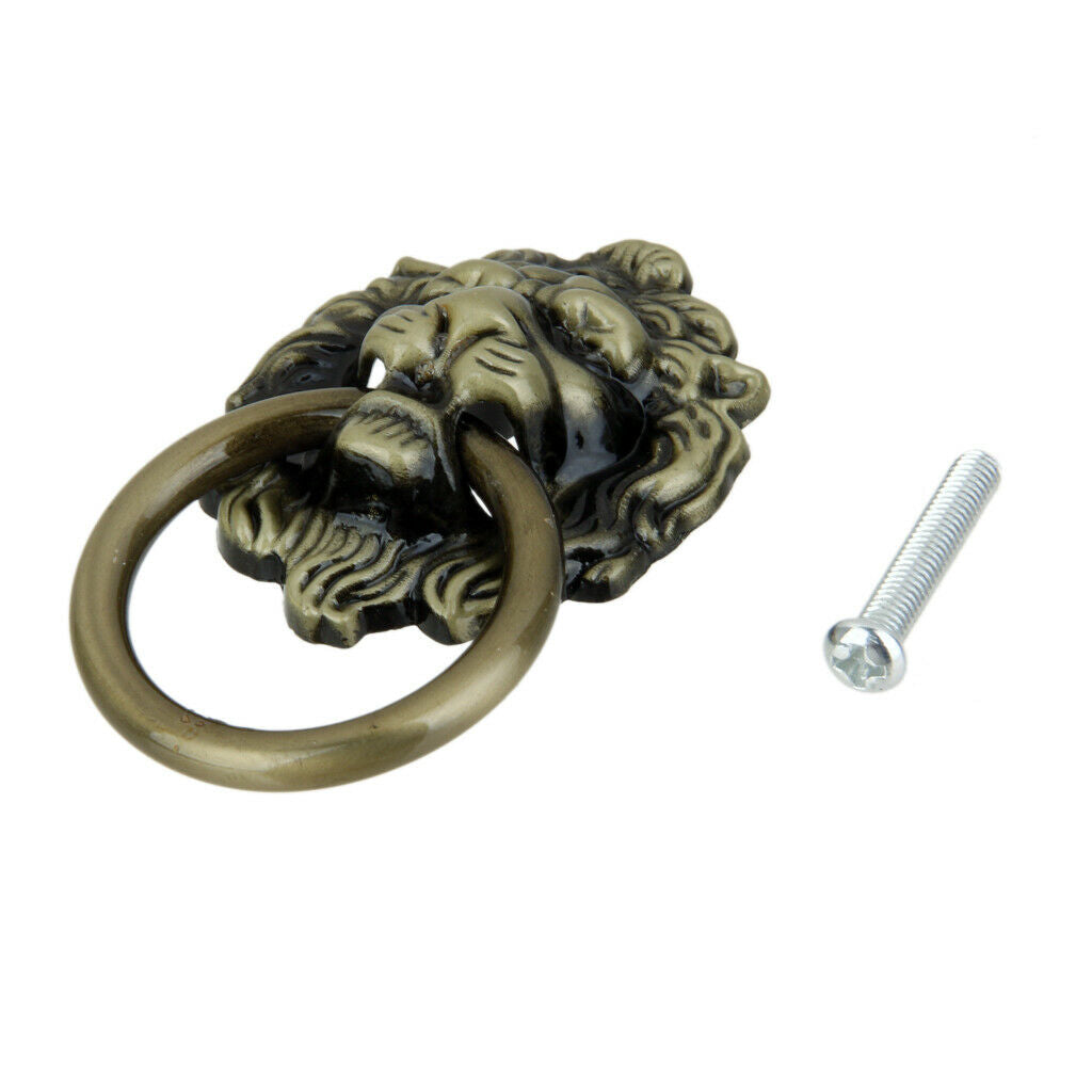 20Pcs Lion Head Knob Pull Handle for Dresser Drawer Cabinet Jewelry Box with
