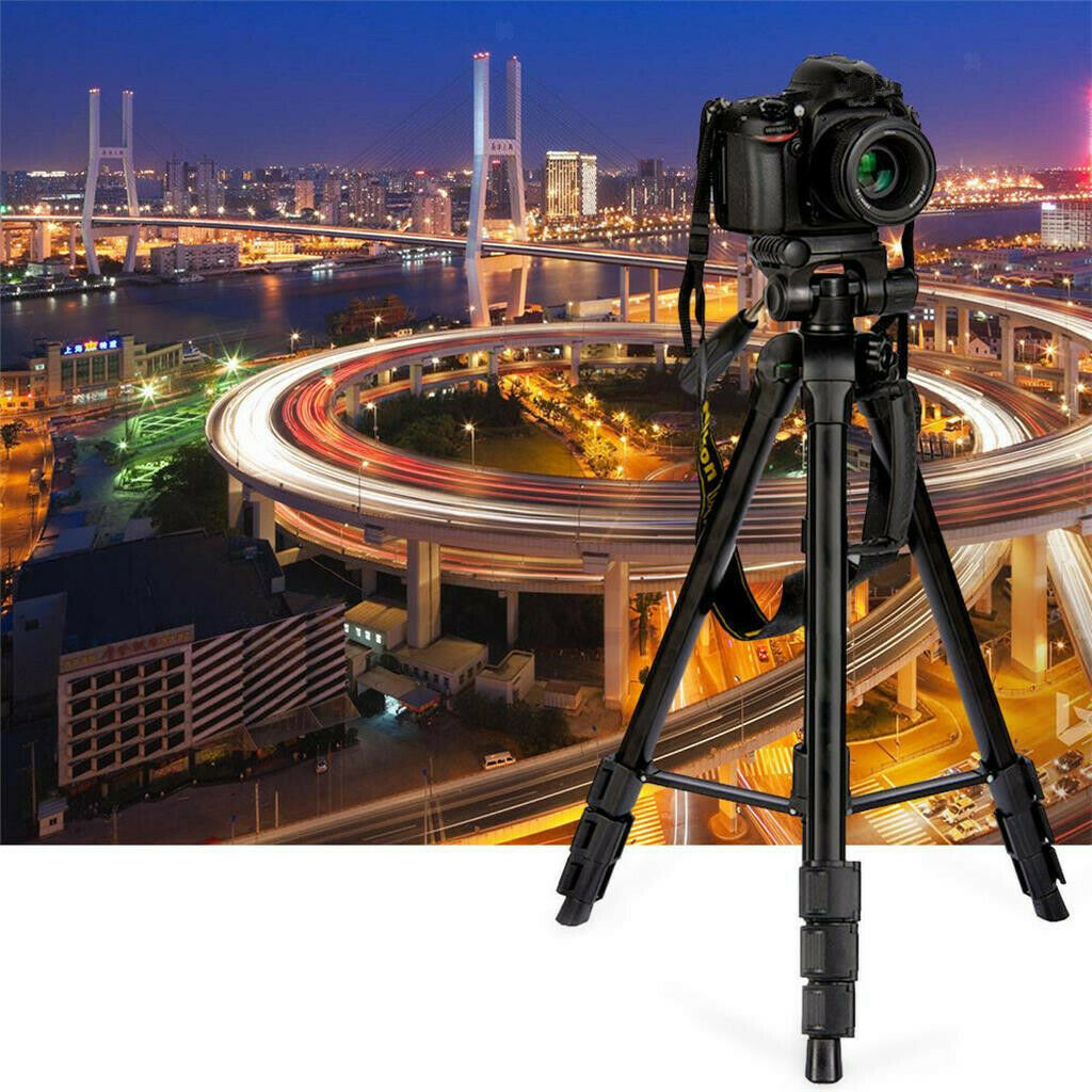 Adjustable Pro Tripod Monopod With Pan Head Fit For DSLR Camera Travel