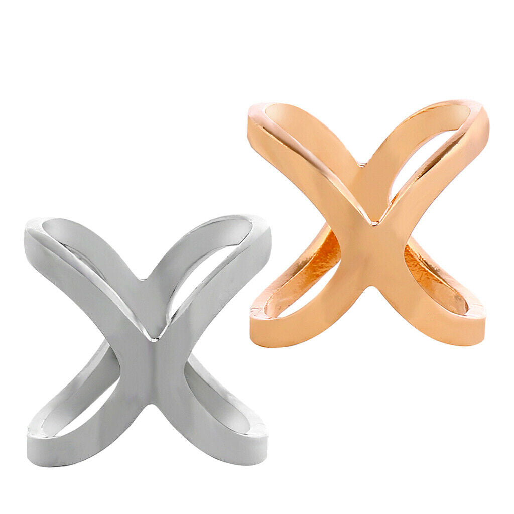 2Pcs Girl Scarf Ring Clip Buckle Scarf Holder Party Jewellery Accessories Gift