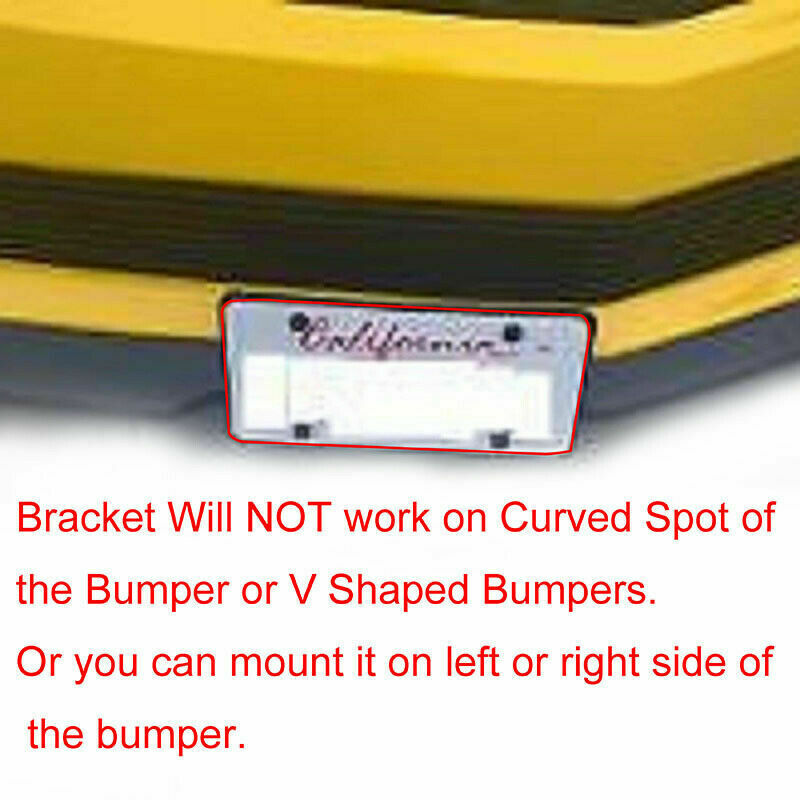 Front REAR LICENSE PLATE TAG BRACKET Holder FOR BMW All Models + SCREWS + WRENCH