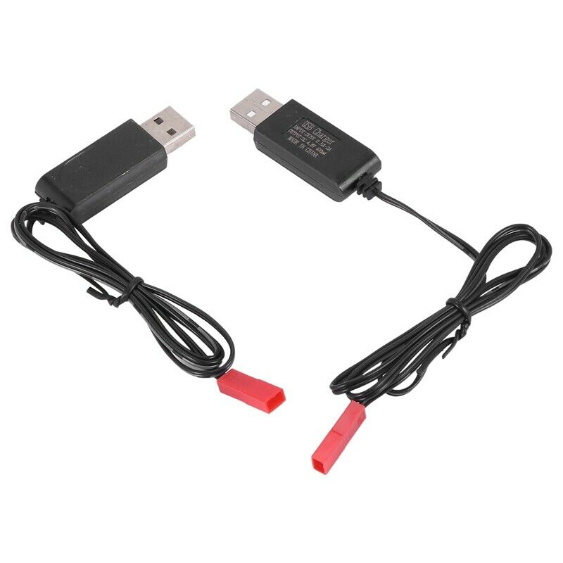 Sm-2P Positive Usb Charging Cable For Rc Car 4.8V 250Ma Ni-Mh Ni-Cd Battery W1A1