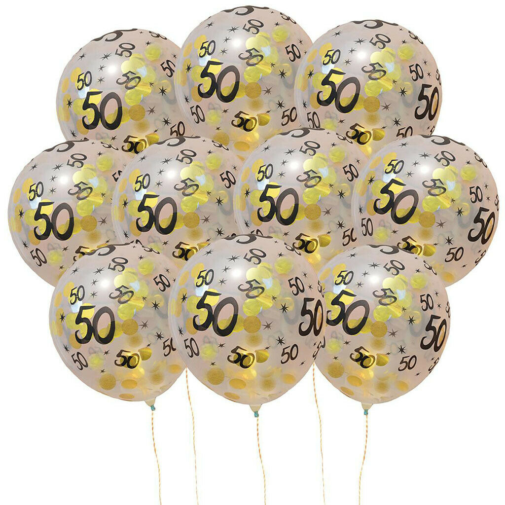 10pcs Party Balloons Balloon for Wedding Xmas Engagement Decor 50_Sequin