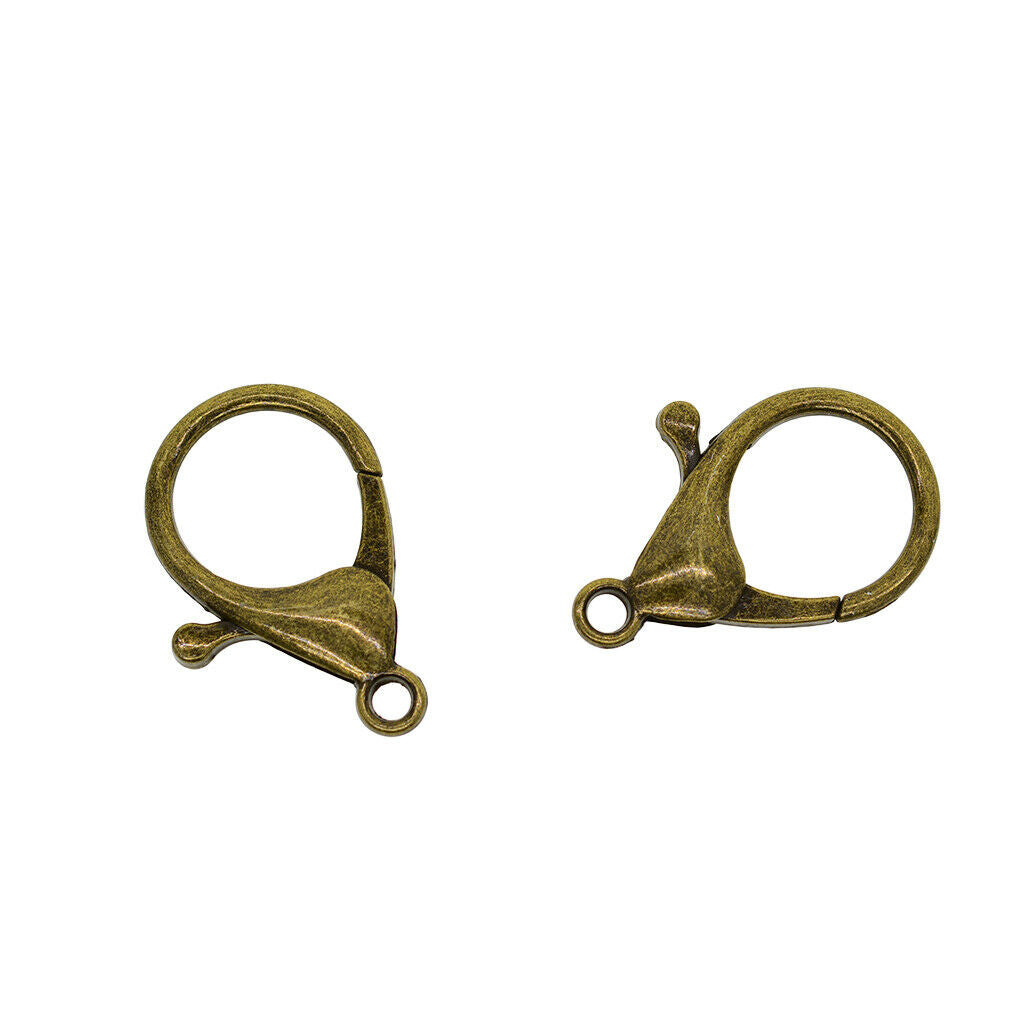 30pc Mix Large Lobster Clasps Alloy Lobster Claw Clasps DIY Jewelry Findings