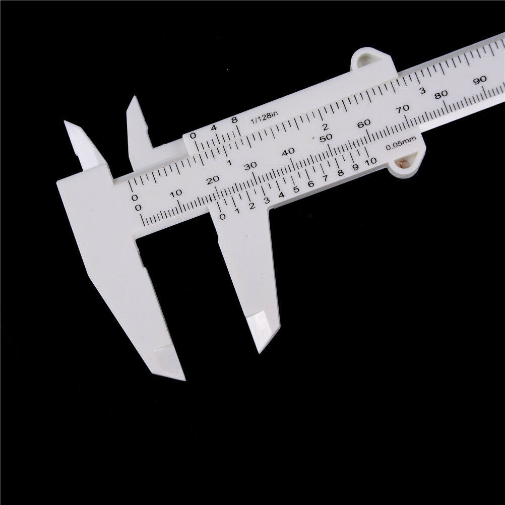 Portable 6 Inch 150mm Plastic Ruler Jewelry Sliding Gauge Vernier Calipe.l8