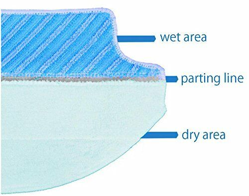 5x Wet & Dry Microfiber Mop Pad Cloth For Ecovacs Deebot DT85 DT83 eDM81 M88