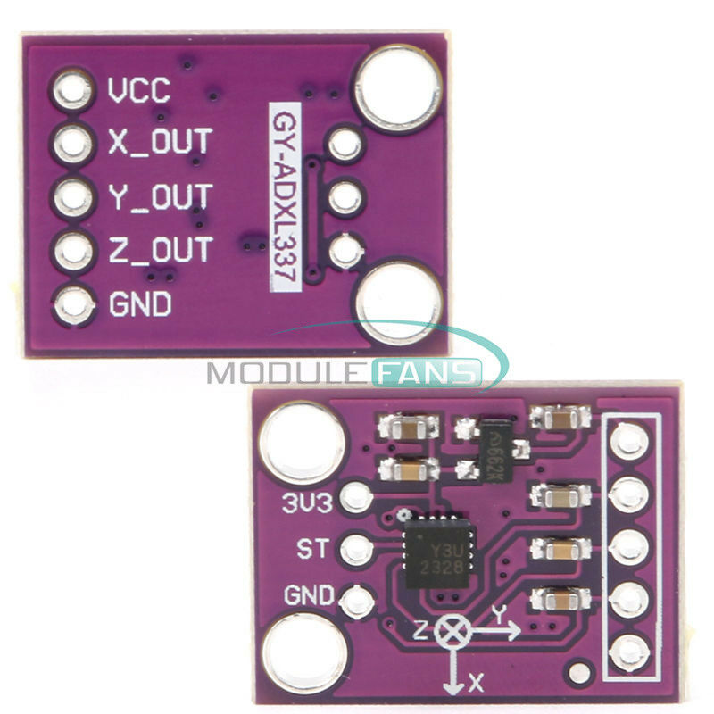 3-axis ADXL337 GY-61 Replacement ADXL335 Module Analog Output Accelerometer