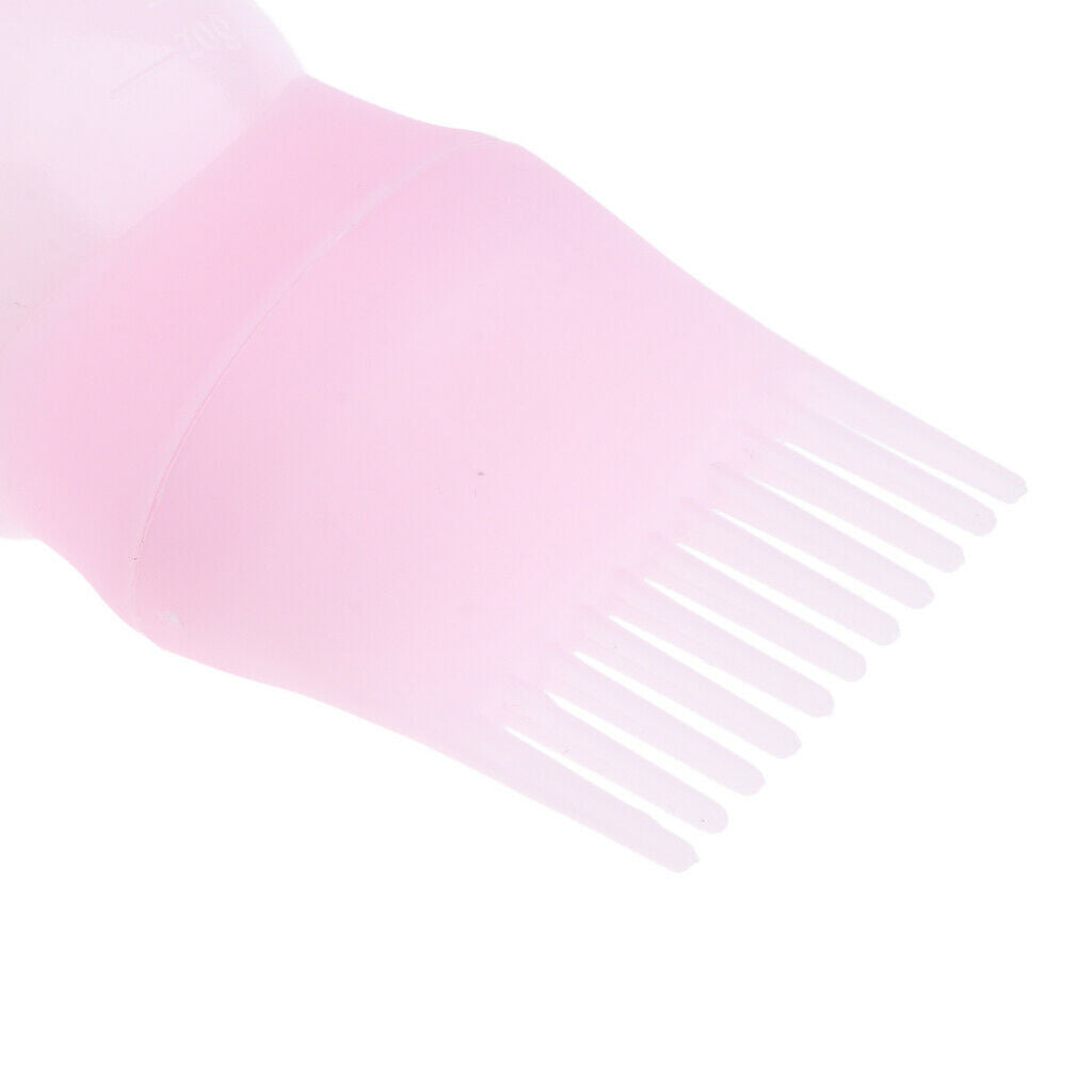 2pcs Empty Hair Dye Applicator Dispensing Brush Salon Coloring Bottles 60ml