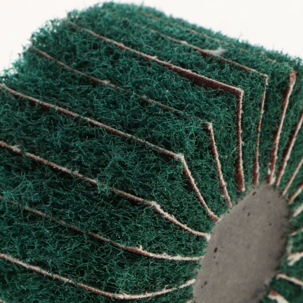 Fiber Abrasive Grinding Wheel Flap Sanding Disc 80Ã—50Ã—6mm with Grit Green