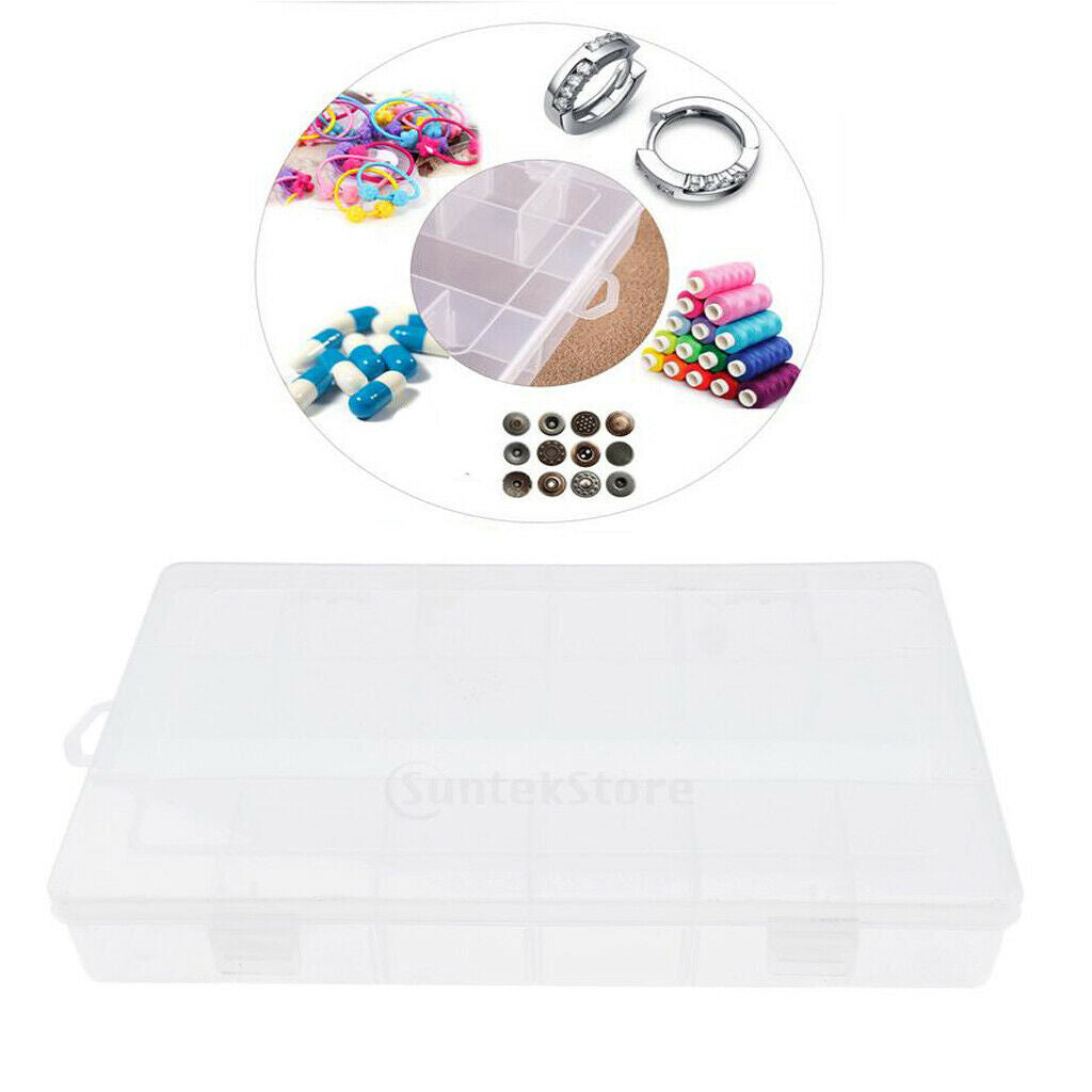 13 Grids Square Case Empty Storage Box for Ring,Jewelry,Necklace,Earings