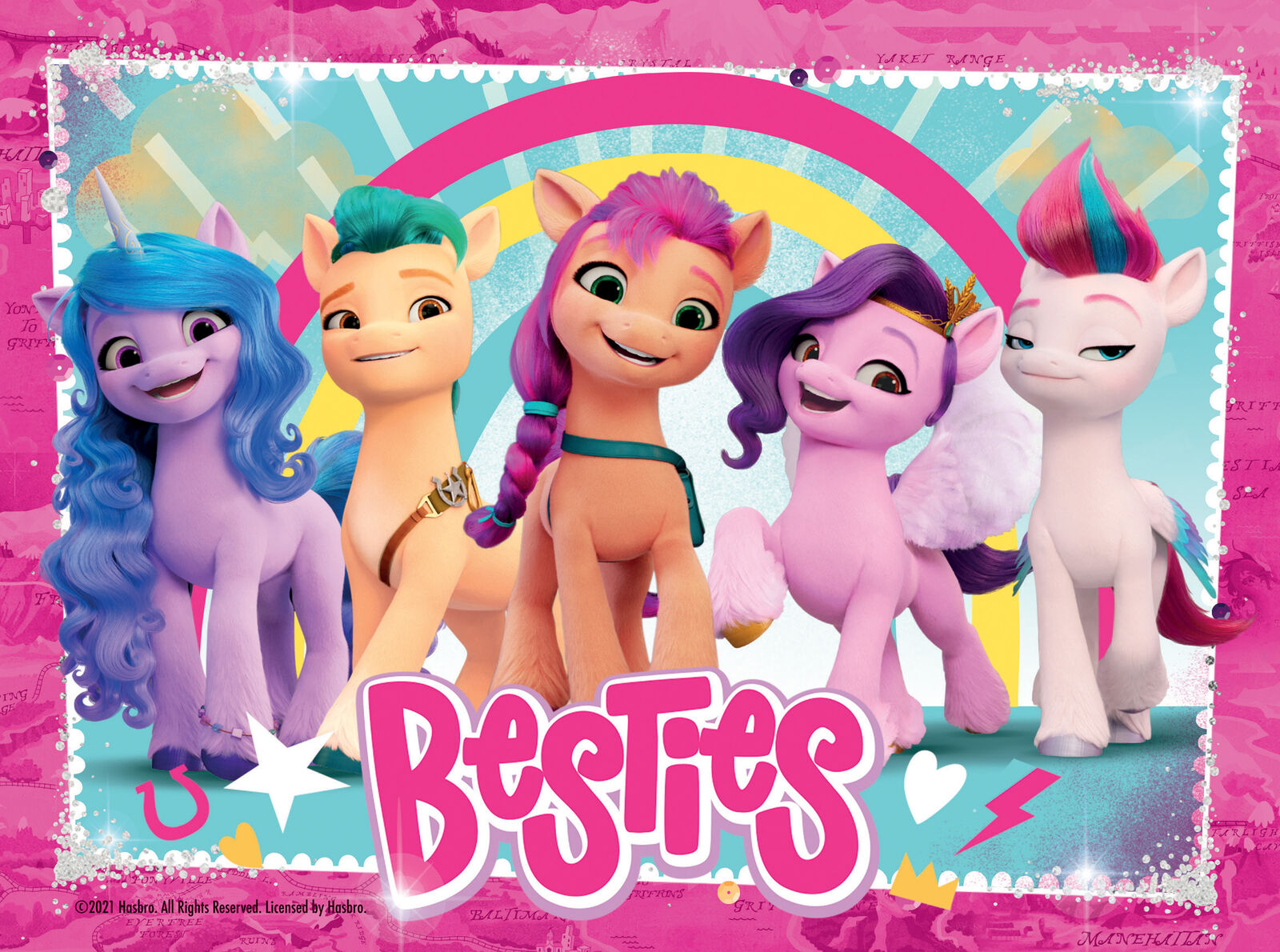 3121 Ravensburger My Little Pony The Movie 2 - Jigsaw Puzzle 4 in a Box Age 3yr+
