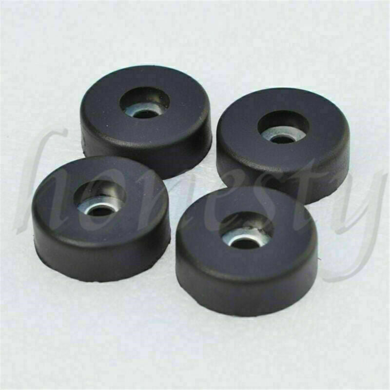 8Pcs Rubber Bumpers Embedded Washer Feet Pad Instrument Speaker Holder 30mmX10mm