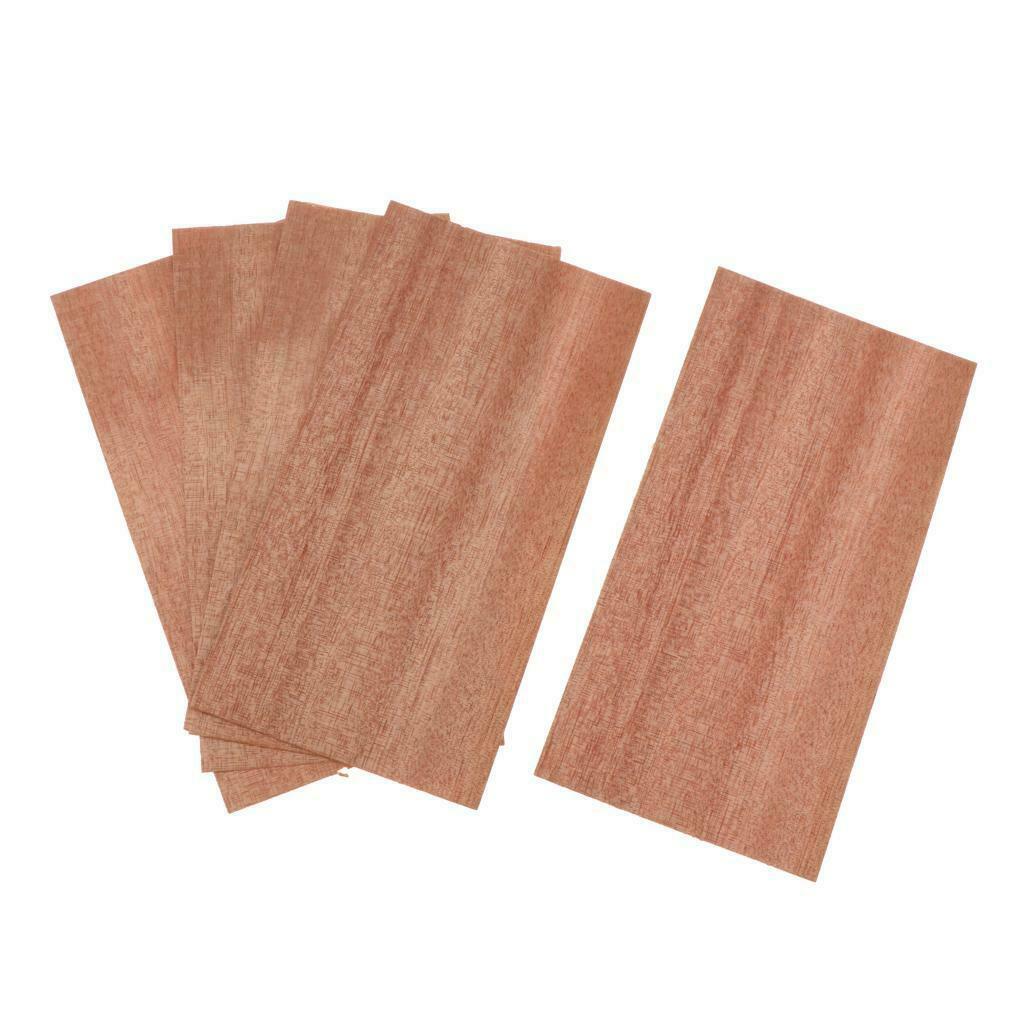 5x Acoustic Classic Guitar Wood Head Veneer for Decor Parts Sandalwood