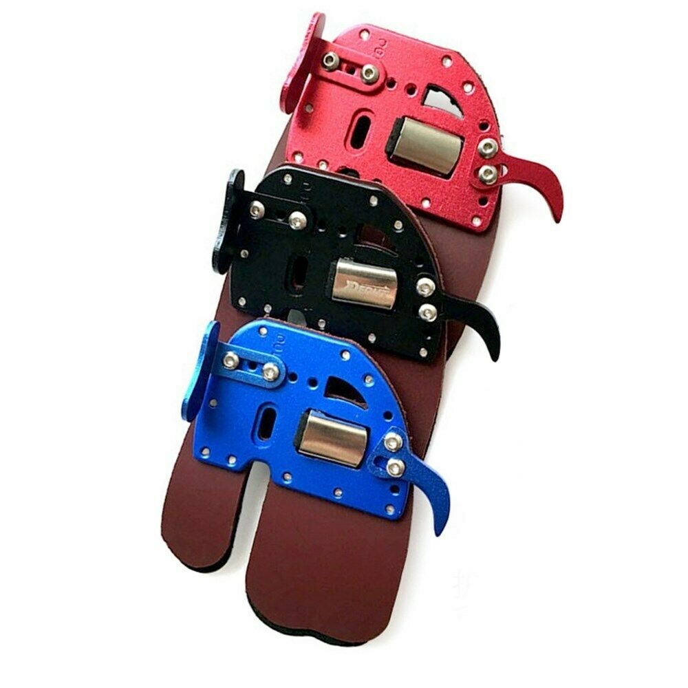 Archery Finger Tab Guard Bow Protector Gear Leather Adjustable AF6