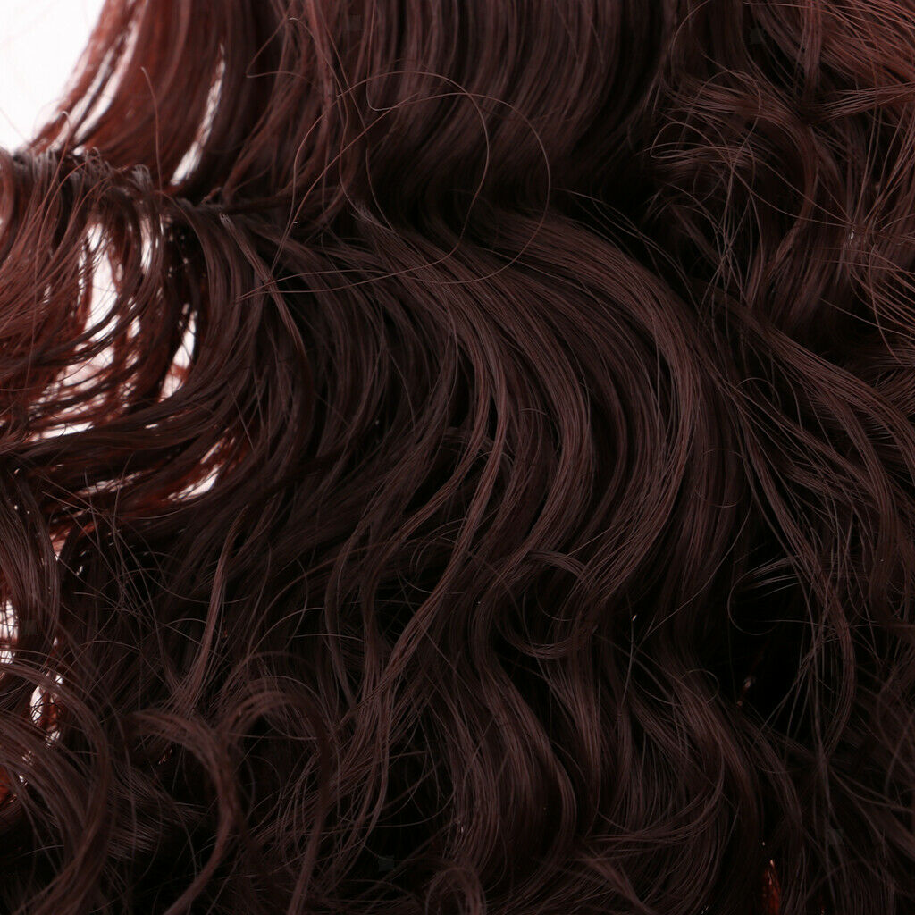 Fashion Head Sculpt with Brown Hair for 1/6 , Piece of
