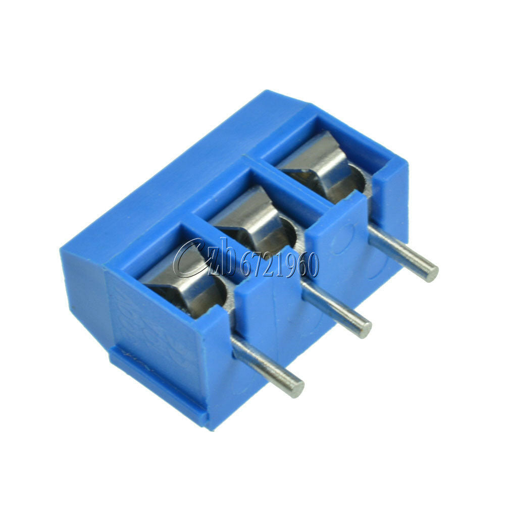 30PCS KF301-3P 5.08mm Blue Connect Terminal Screw Terminal Connector
