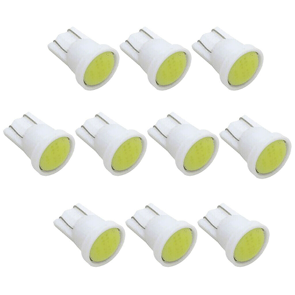 10x High Quality T10 COB LED Car Dash Reading Light Side Wedge Lamp Bulbs
