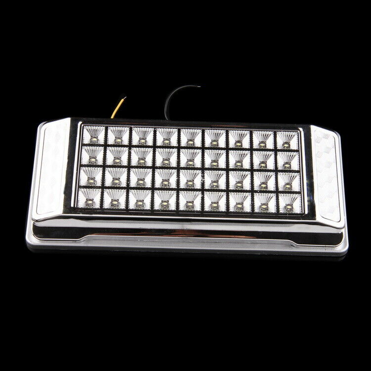 Car Interior 36LED Lights Roof Ceiling Reading Touch Night Lamp White Universal