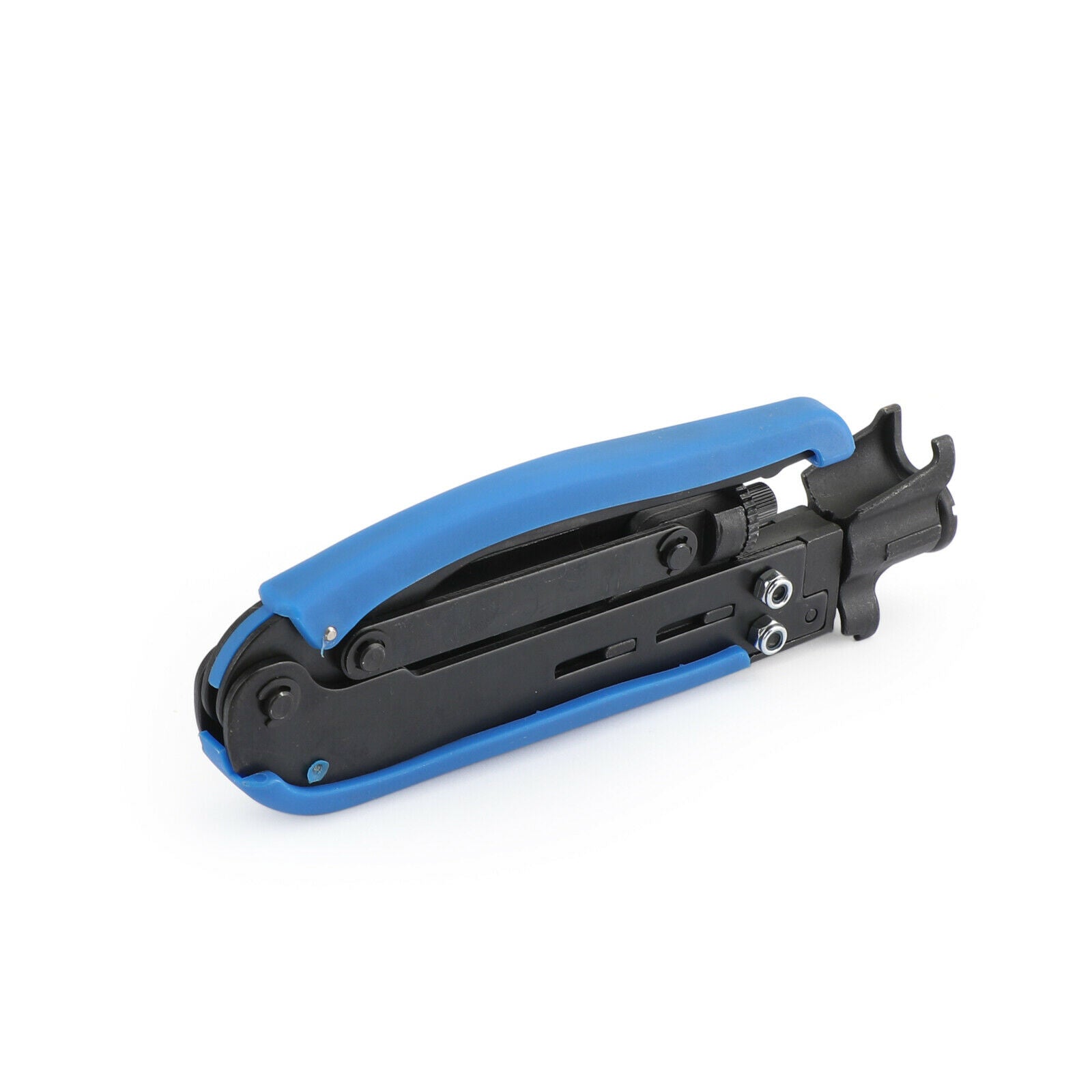 RG59 RG6 RG11 F Compression Tool Connector + Cable Coax Coaxial Crimper Stripper