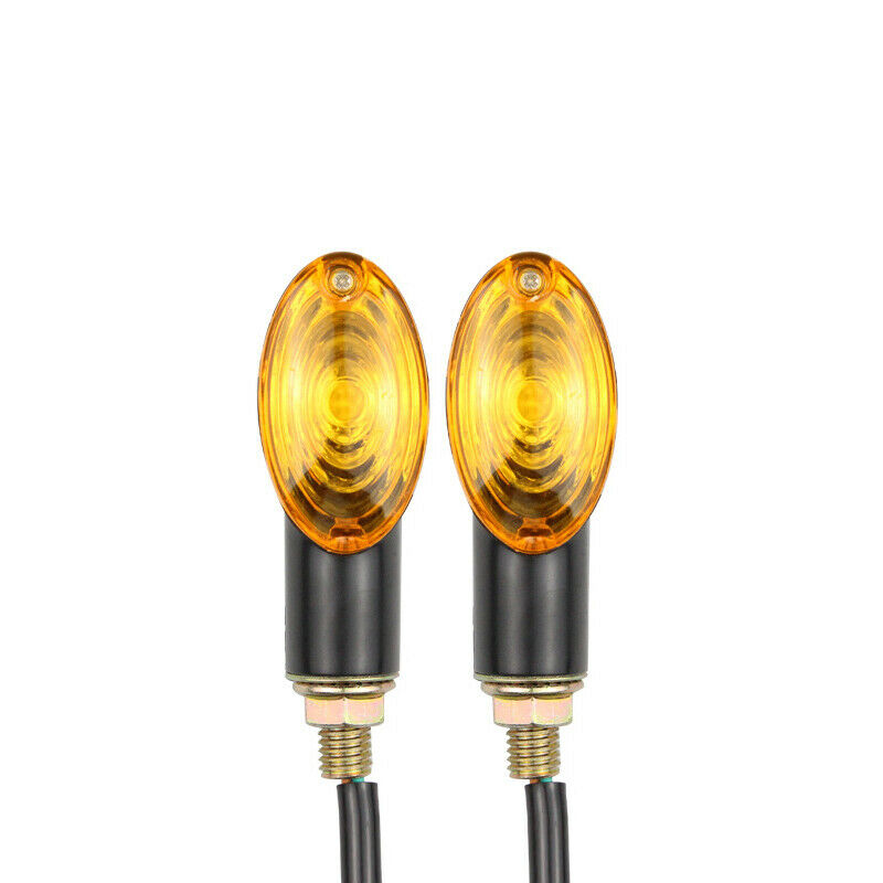12V Universal Motorcycle Scooter Bike Turn Signal Indicator Blinker Amber Light