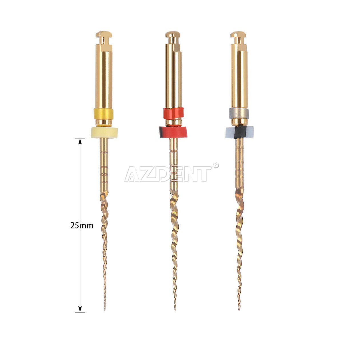 10X Dental 25mm Endodontic Treatment Root Canal Niti File X1 X2 X3 Engine Use