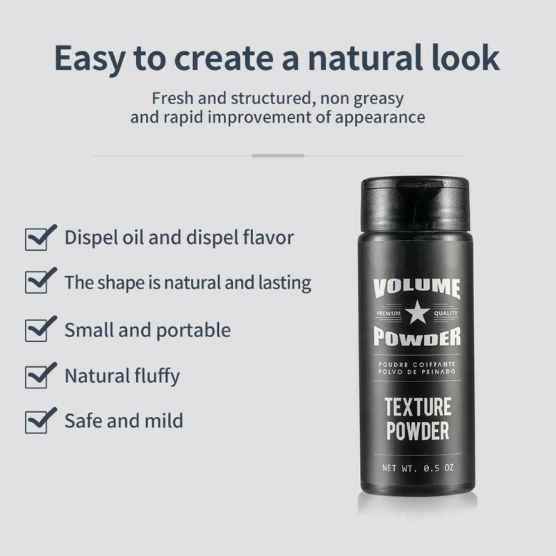Hair Fluffy Modeling Wax Hair Mattifying Powder Refreshing Styling Oil Control