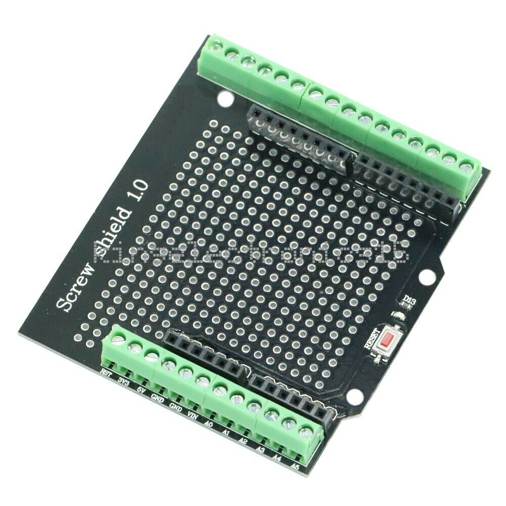 1PCS Proto Screw Shield Module for Arduino Open Source Reset Button  LED