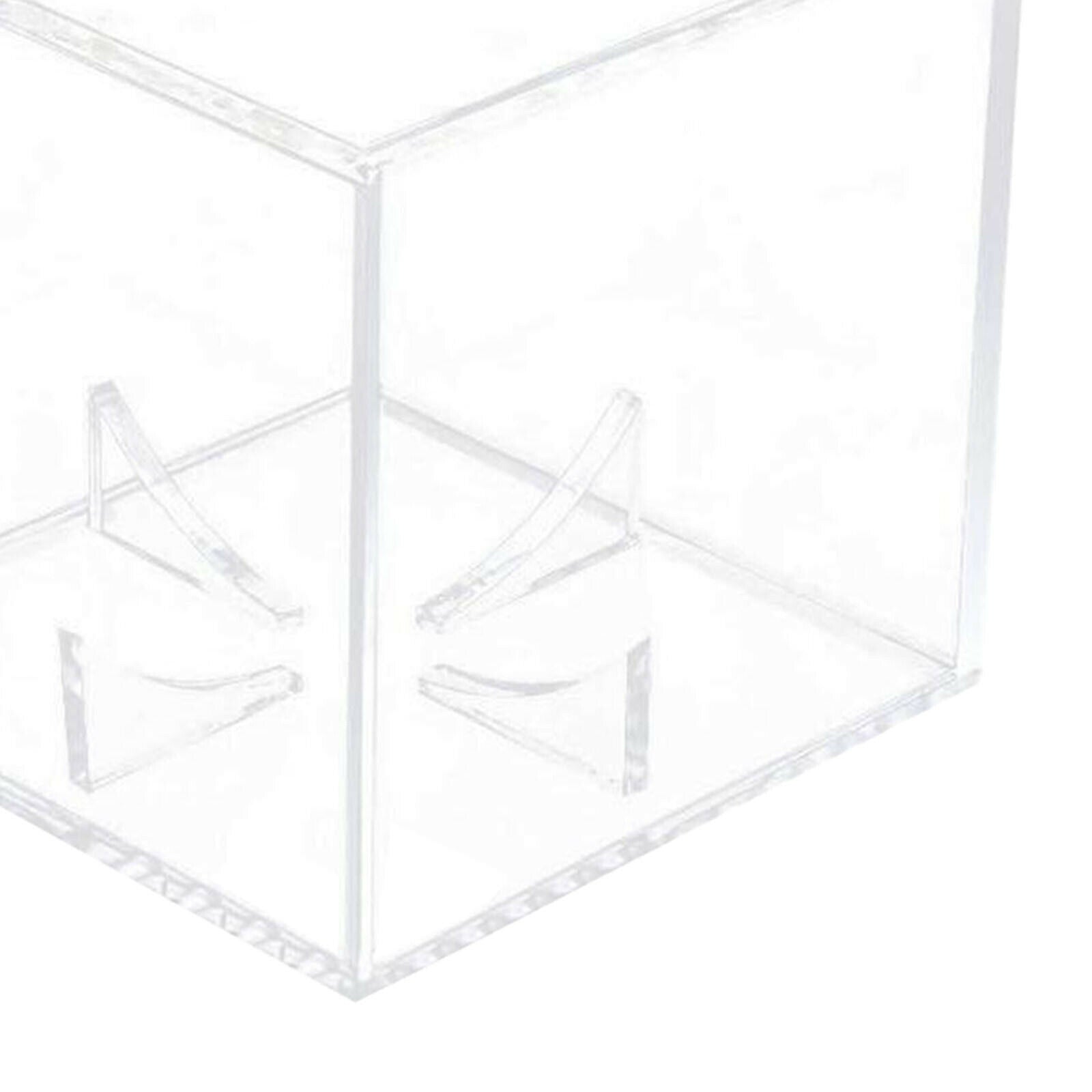 Square Baseball Display Case Stackable Memorabilia Ball Holder Show Box Case