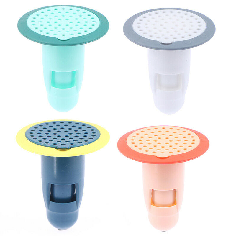 Bathroom Floor Drain Cover Deodorizer Drain Hair Catcher Stopper Sink Strai KX