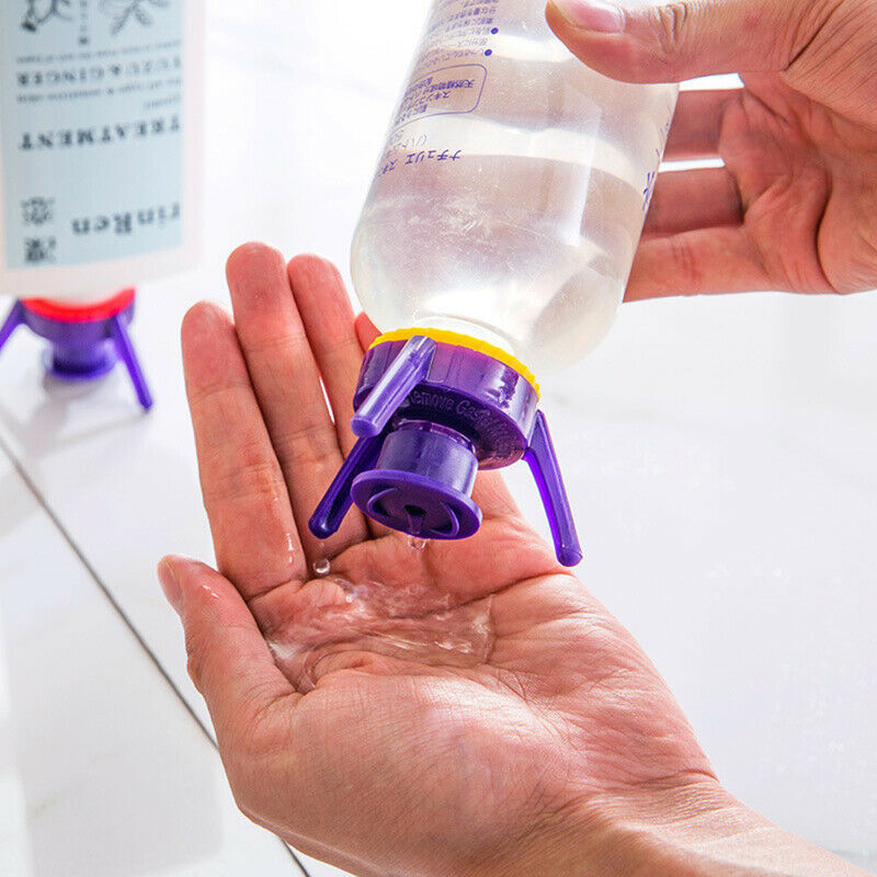 3Pcs Toss It Bottle Stand Cap Kit Easy Pour Out Thick Liquid Bottle Emptying KBD
