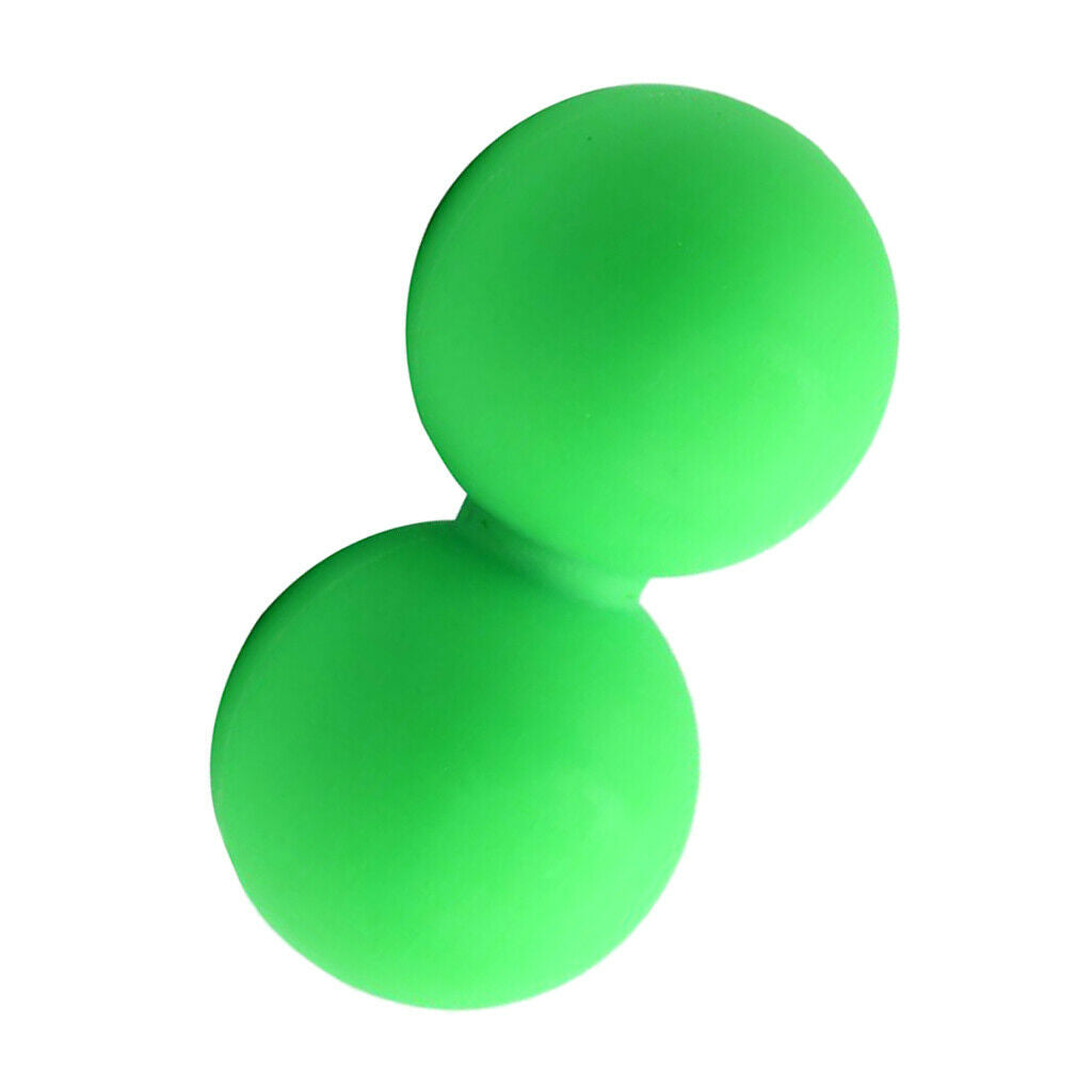 Double Lacrosse Myofascial Massage Ball   Point Pain Relief Green