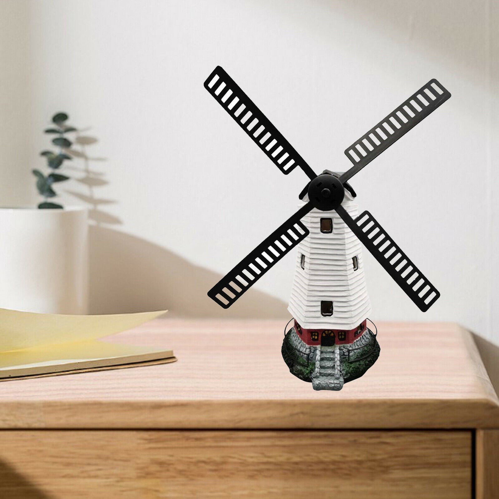 Waterproof Garden Solar LED Light Windmill Pathway Garden Patio Decorations