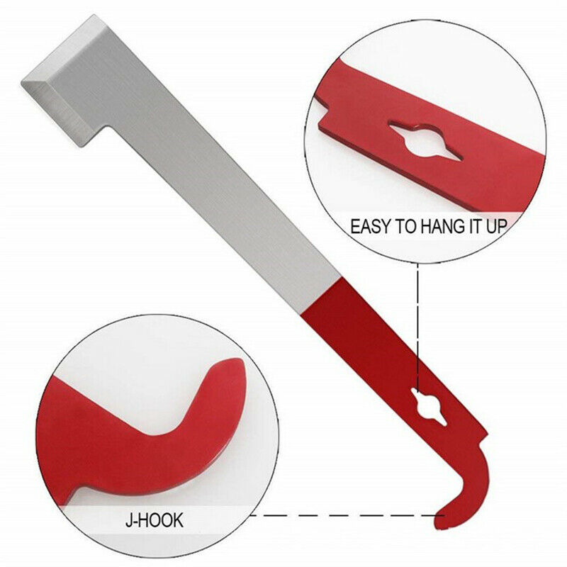 Stainless Bee Hive Tool Frame Lifter and Scraper J Shape Hook Beekeeper Knif SJ