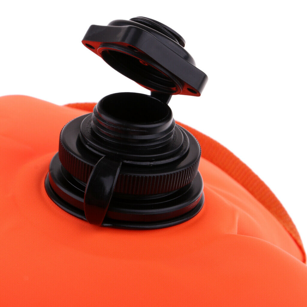 Open Water Sea Safety Swim Buoy Floating Aid Swimming Dry Bag Tow Float Orange
