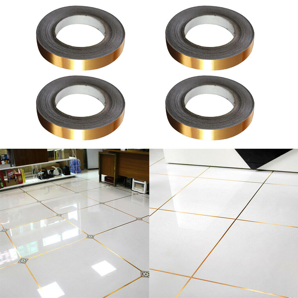 Set Of 4 Lines Sealing Tapes Waterproof Shiny Tapes Strong Hardness, 5mmx50m