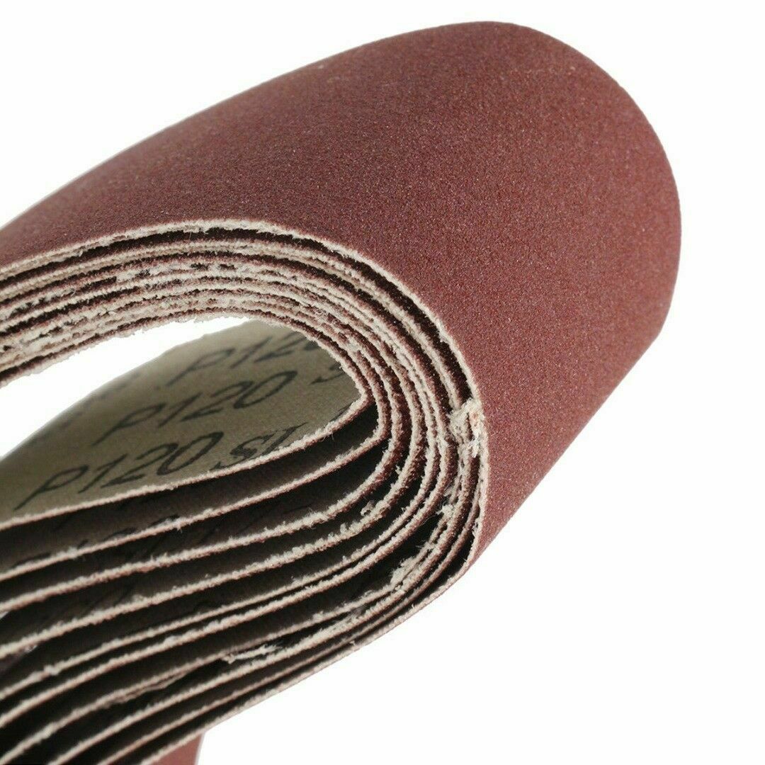 10pcs 2"x 27" Sanding Abrasive Belts 60/120/150/240 Grit For Sander Grinding