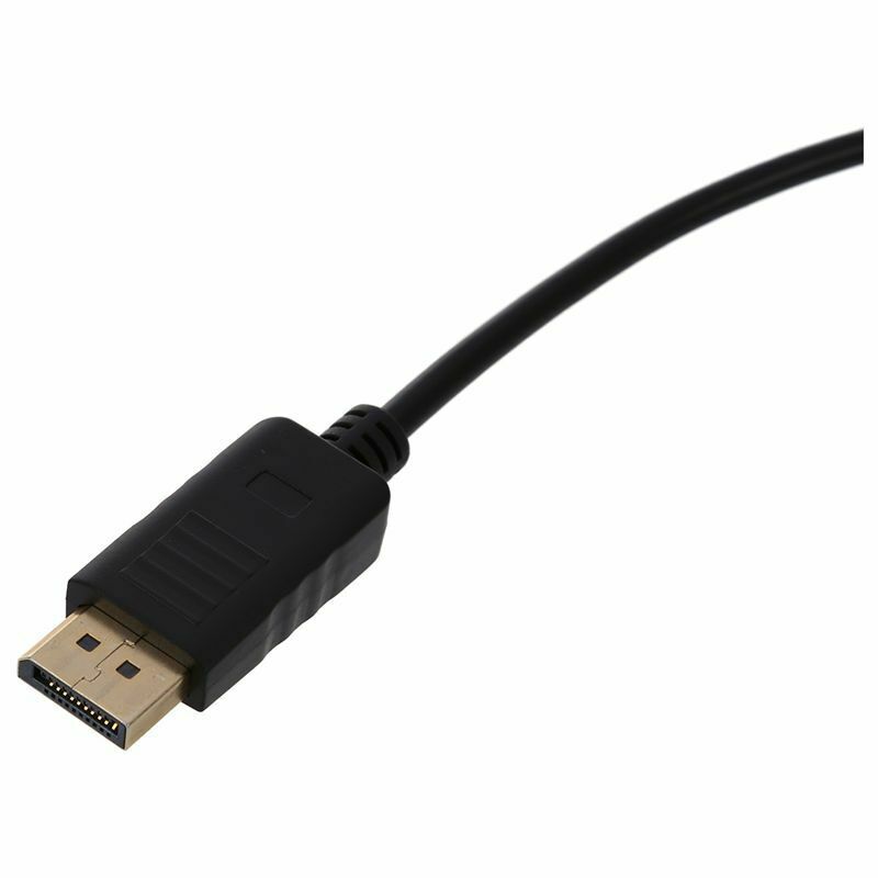 Displayport DP Male to MI Female Adapter Cable Video Audio Converter For PC H3Q3