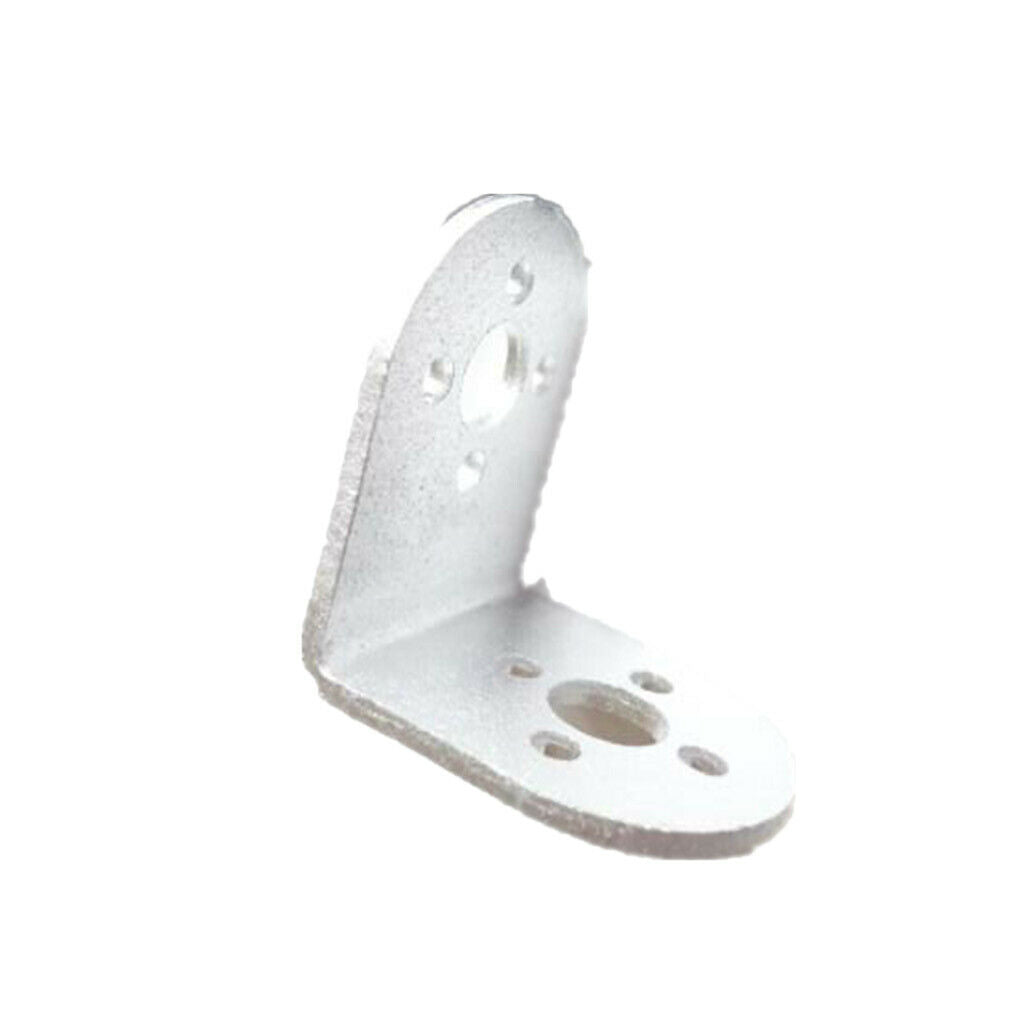 White Metal L-Shaped Beam Bracket for Robot Arm/Humanoid Robot/Servo Simple to