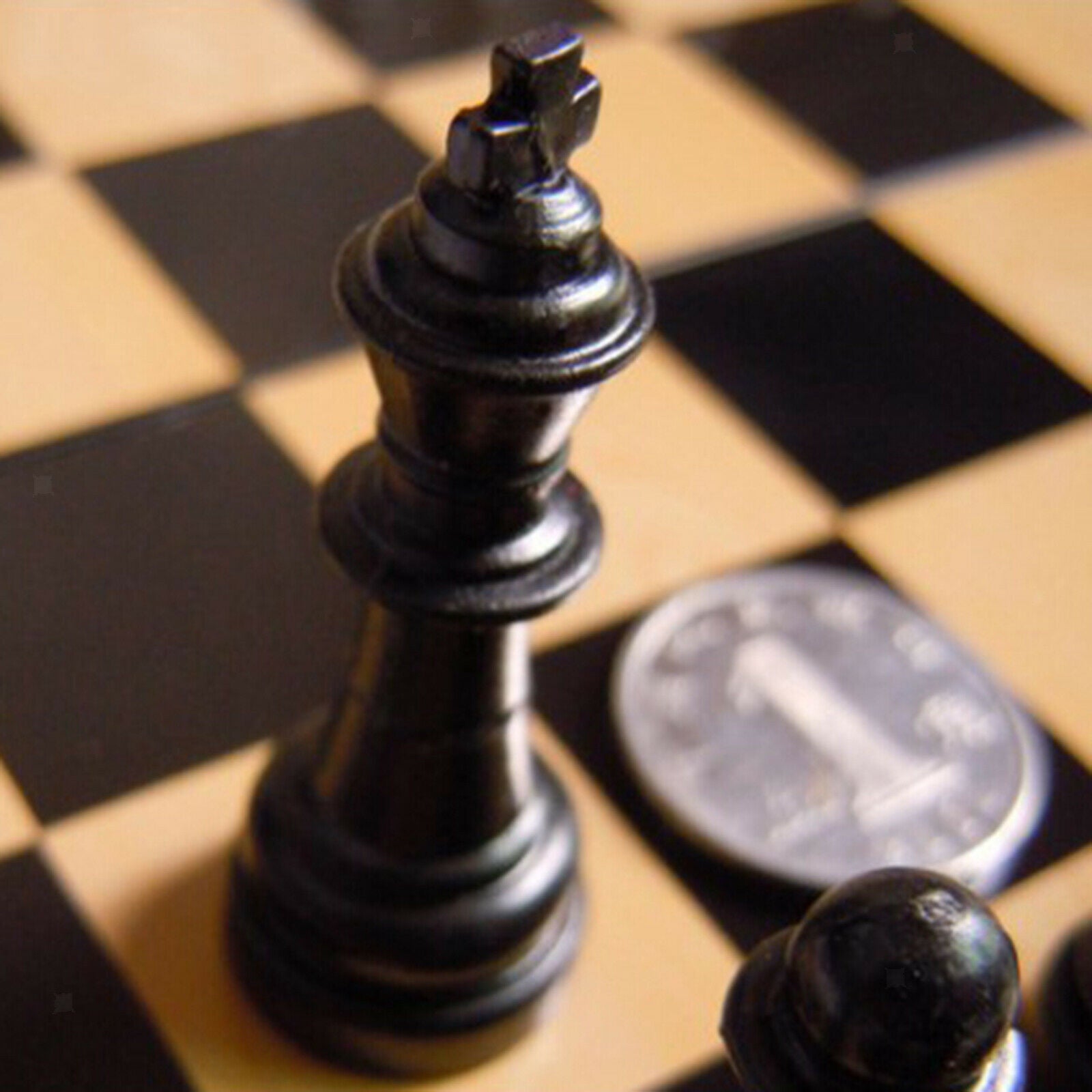 International Chess Set Folded Chessboard Magnetic Chess Pieces Board Games