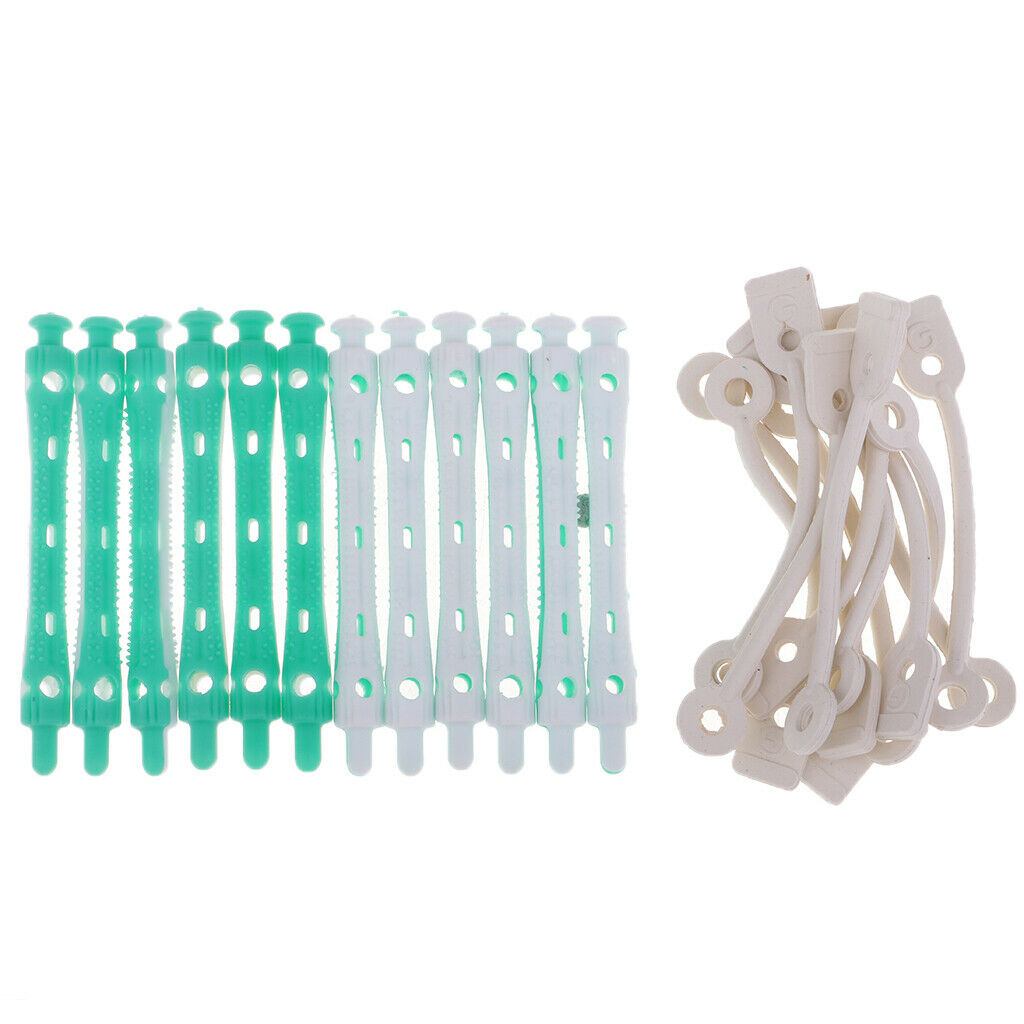 Assorted Sizes Hair Curler Clamps Hairdreser Perm Rods Hair Styling DIY Tool