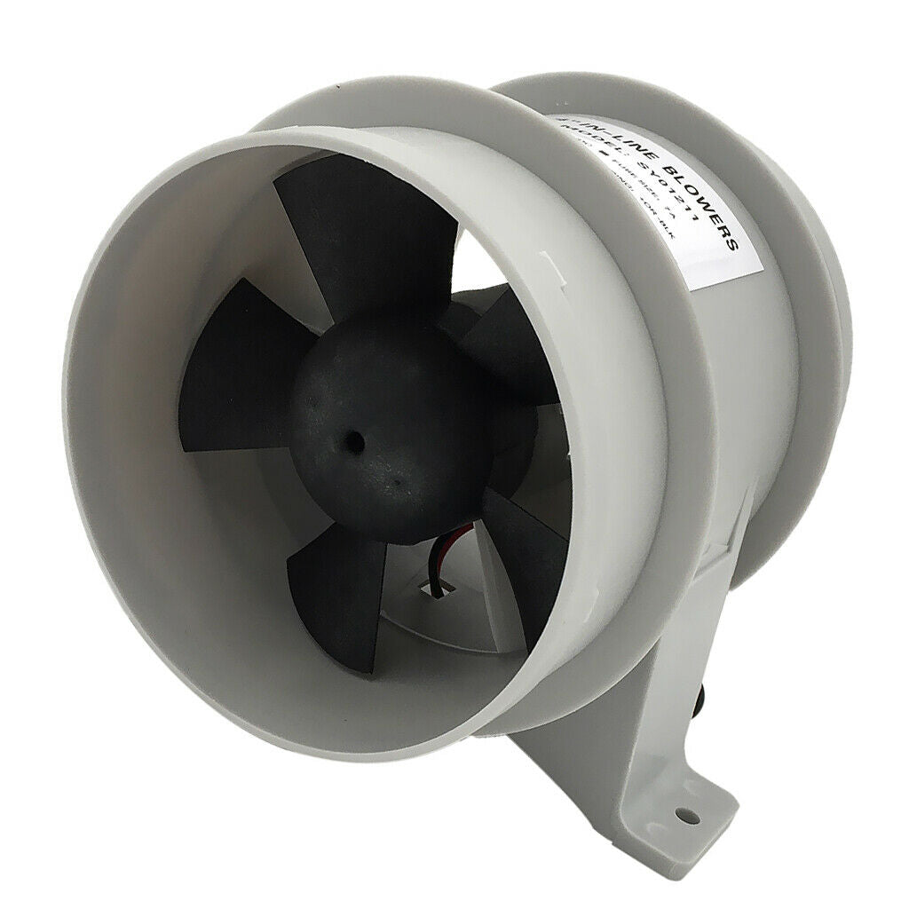 ABS 12V 4A High Air Flow Marine Bilge Blower Water Resistant 4inch Diameter