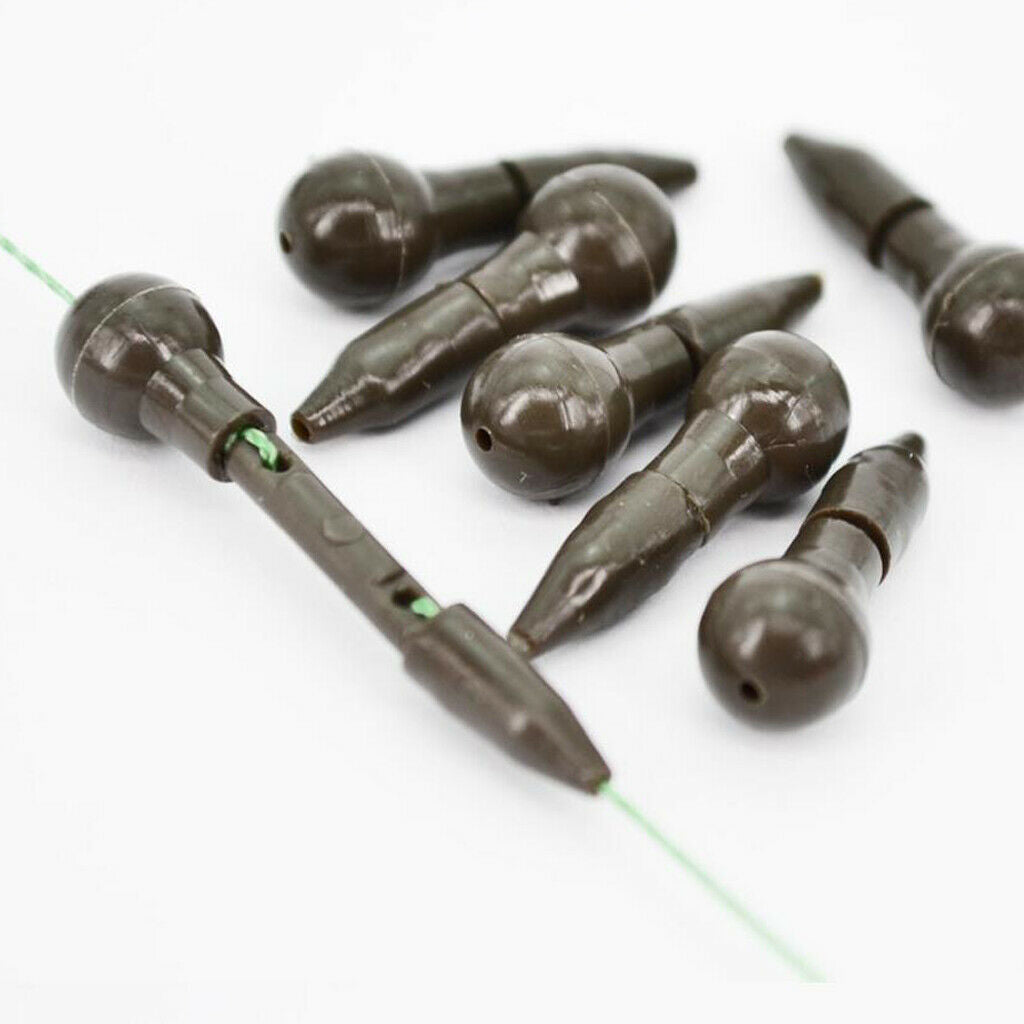 20pcs In-line Quick Change Beads Method Feeder Beads Hook Connectors Links