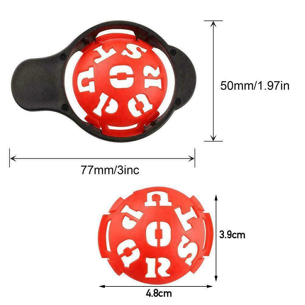 Mark Golf Ball Stencil Monogrammer Marker Template A3DG Great Set Line M7S0