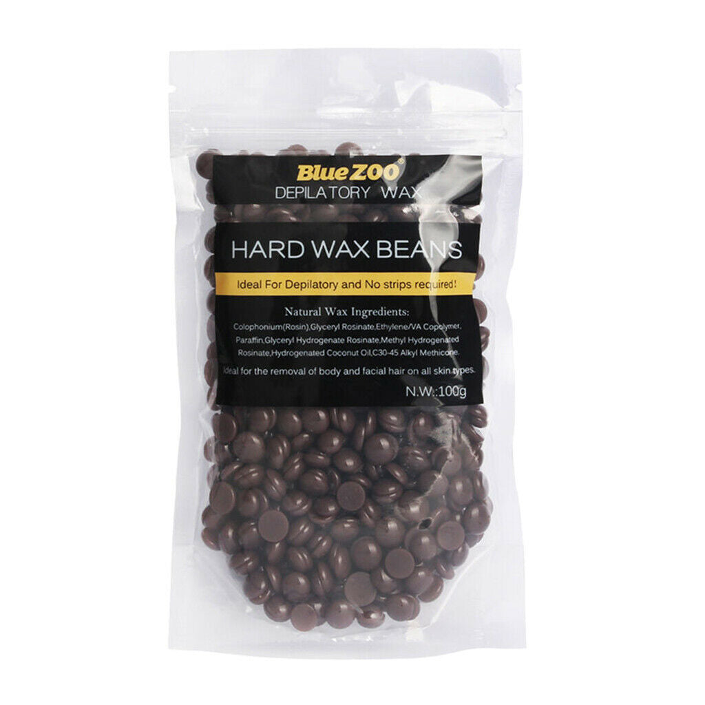 3 X Hard Wax Beans No Strip Film Hard Pellet Waxing Body Bikini Hair Removal