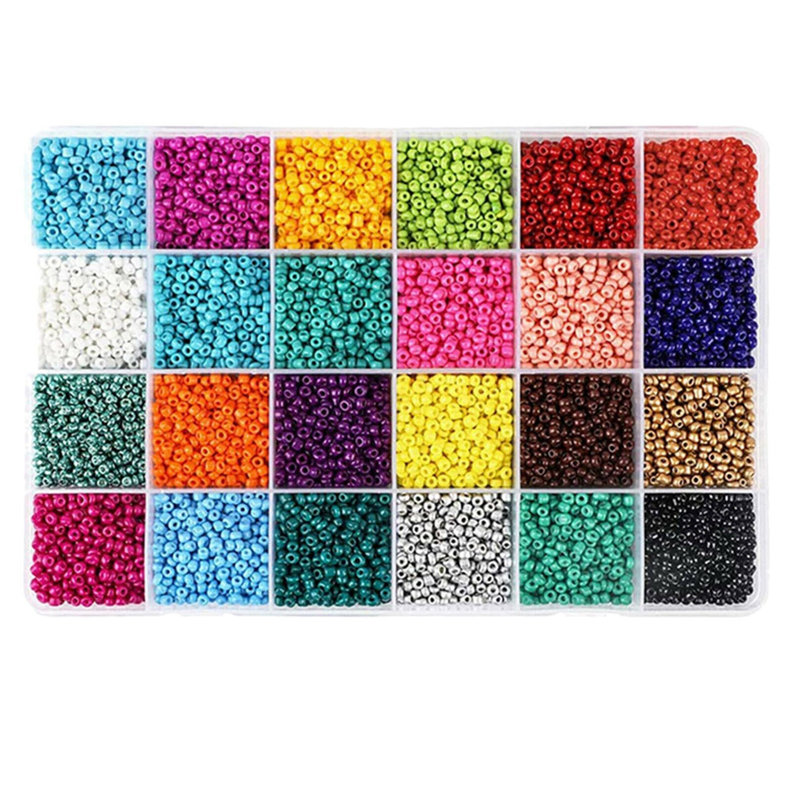 14400pcs Loose Bead Spacer Beads Charms for DIY Jewely Bracelet Making Craft